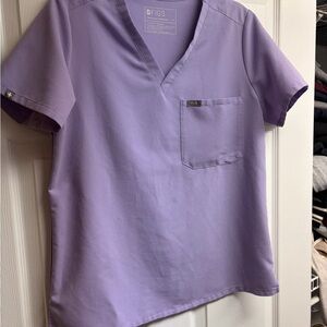 FIGS  Lavender Scrub Top